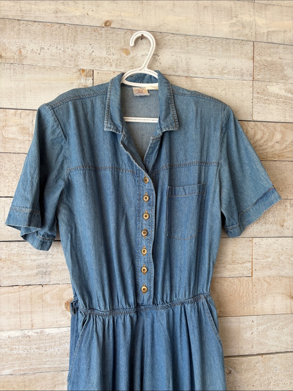 Festival fun at the stampede vintage denim dress - Picture 4 of 8
